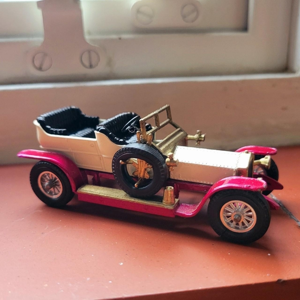 Vintage Lesney Y-10 1906 Rolls-Royce Silver Ghost Matchbox Toy Car